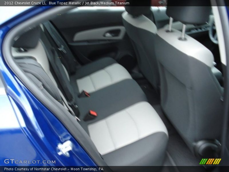 Blue Topaz Metallic / Jet Black/Medium Titanium 2012 Chevrolet Cruze LS