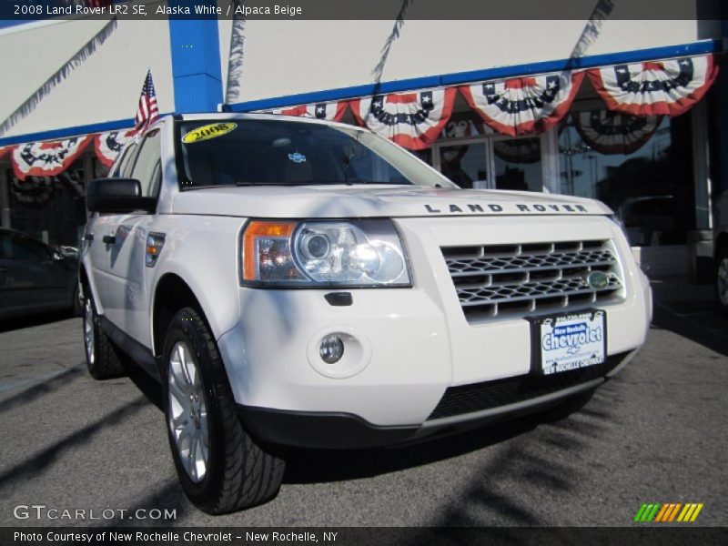 Alaska White / Alpaca Beige 2008 Land Rover LR2 SE