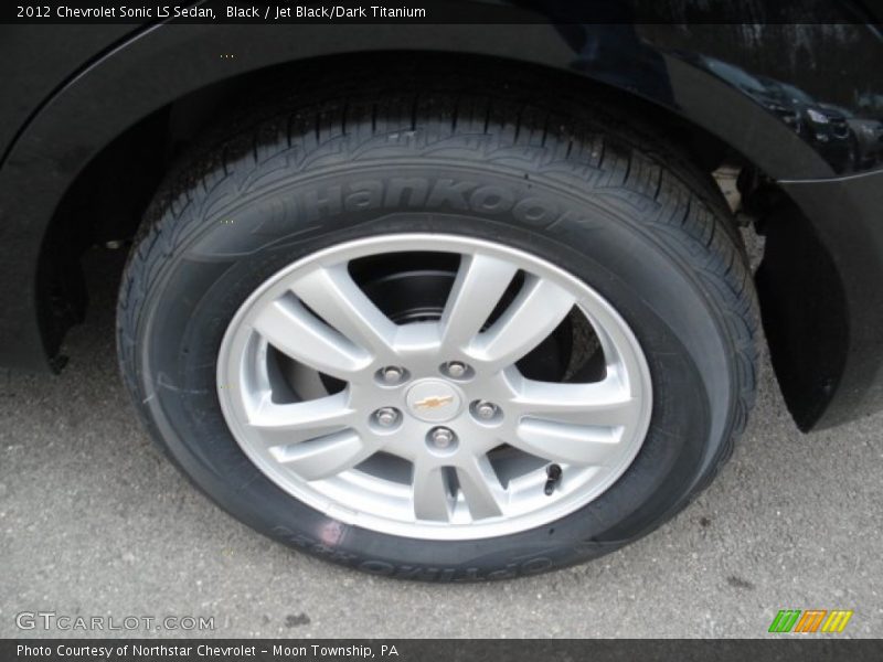 Black / Jet Black/Dark Titanium 2012 Chevrolet Sonic LS Sedan