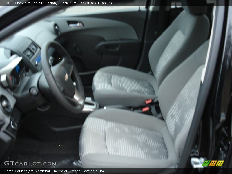 Black / Jet Black/Dark Titanium 2012 Chevrolet Sonic LS Sedan