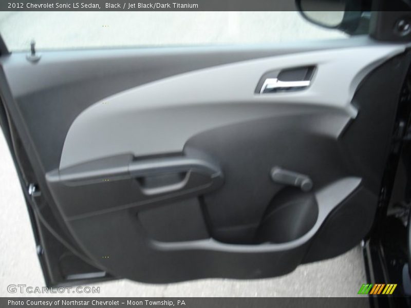 Black / Jet Black/Dark Titanium 2012 Chevrolet Sonic LS Sedan
