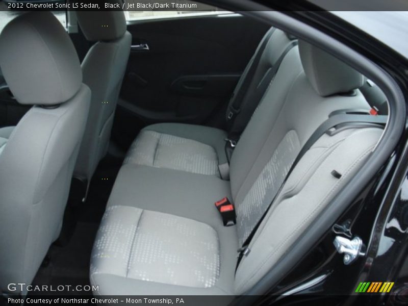Black / Jet Black/Dark Titanium 2012 Chevrolet Sonic LS Sedan