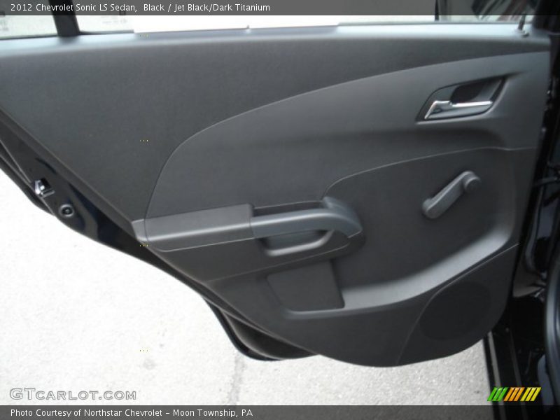 Black / Jet Black/Dark Titanium 2012 Chevrolet Sonic LS Sedan
