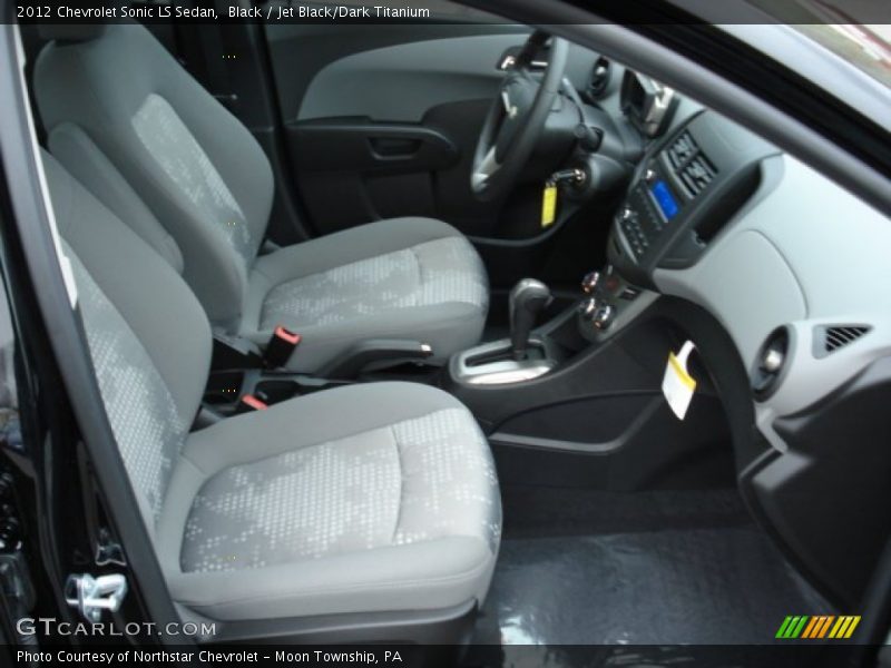 Black / Jet Black/Dark Titanium 2012 Chevrolet Sonic LS Sedan