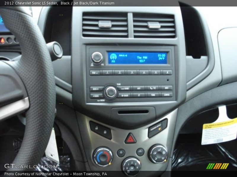 Black / Jet Black/Dark Titanium 2012 Chevrolet Sonic LS Sedan
