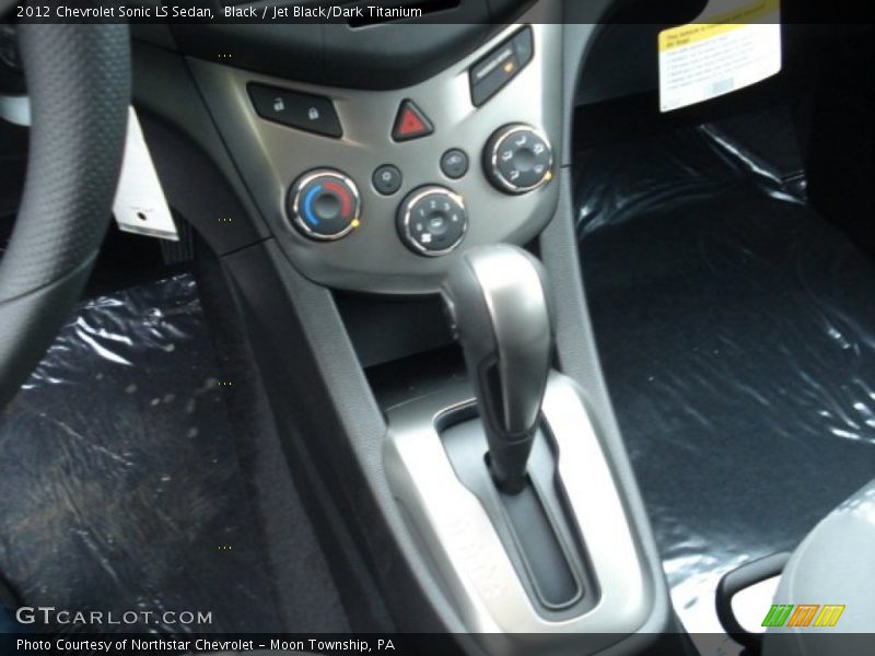 Black / Jet Black/Dark Titanium 2012 Chevrolet Sonic LS Sedan
