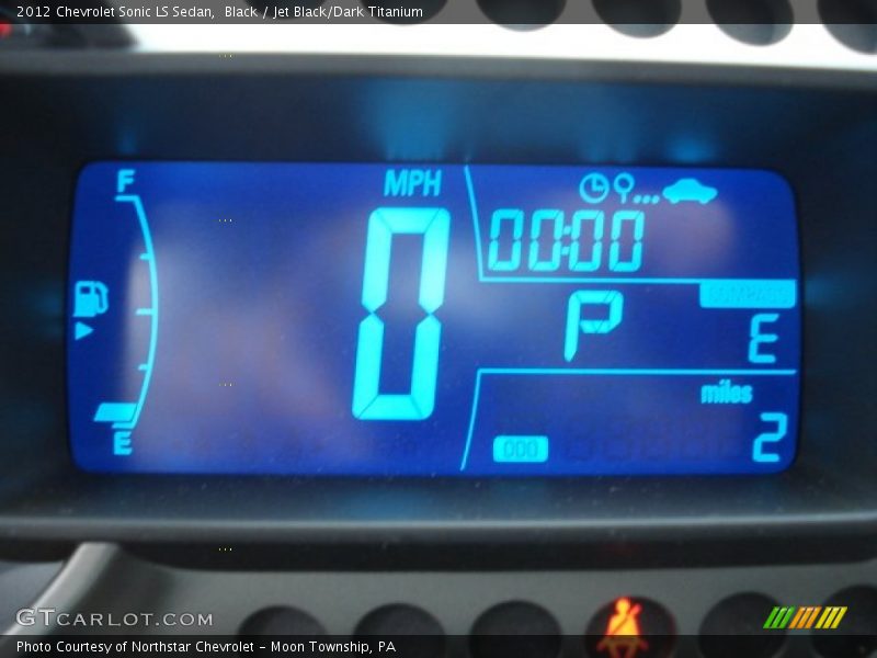 Black / Jet Black/Dark Titanium 2012 Chevrolet Sonic LS Sedan