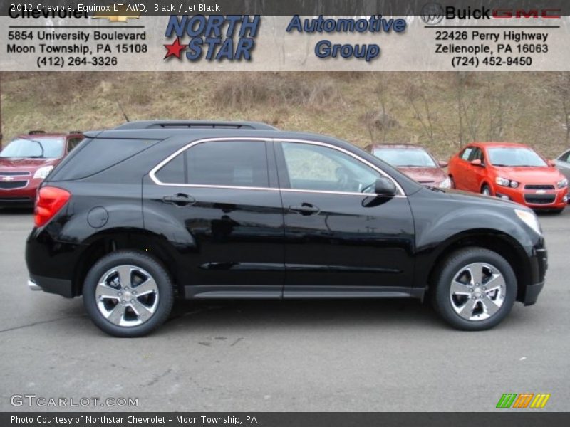 Black / Jet Black 2012 Chevrolet Equinox LT AWD