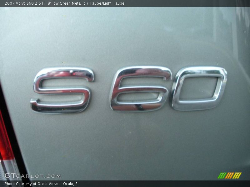 Willow Green Metallic / Taupe/Light Taupe 2007 Volvo S60 2.5T