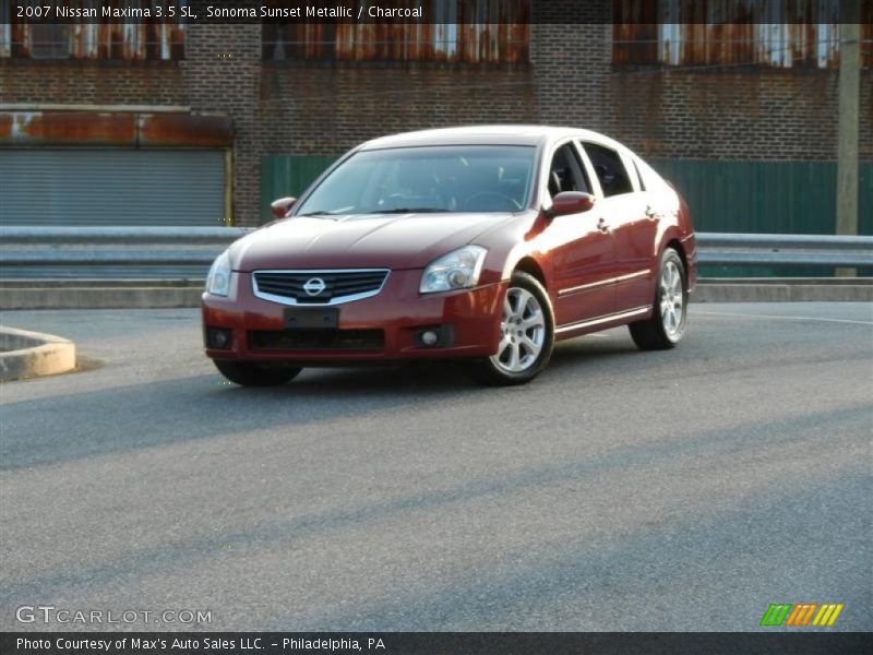 Sonoma Sunset Metallic / Charcoal 2007 Nissan Maxima 3.5 SL