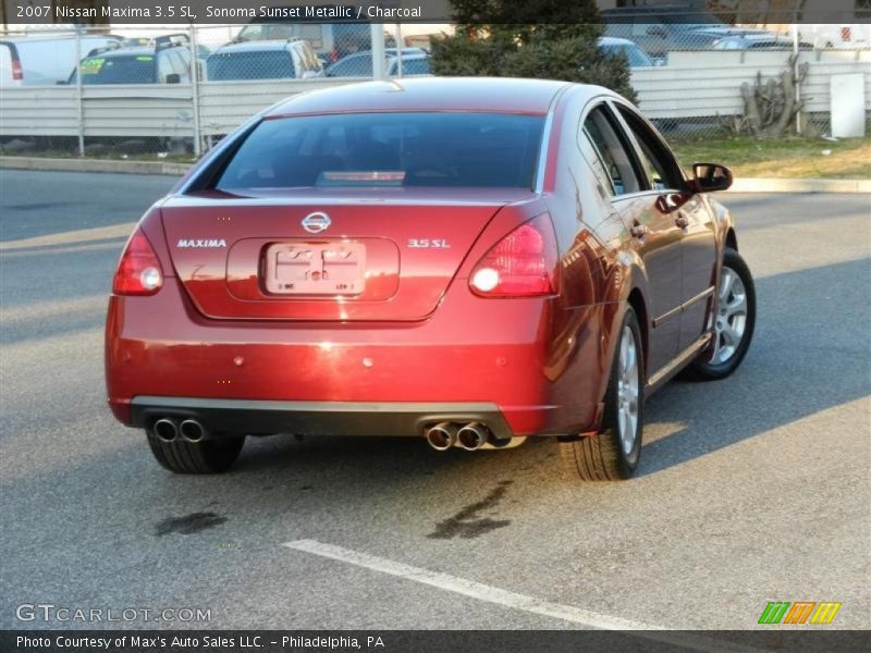 Sonoma Sunset Metallic / Charcoal 2007 Nissan Maxima 3.5 SL