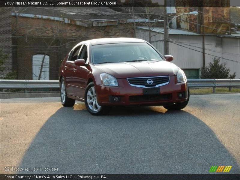 Sonoma Sunset Metallic / Charcoal 2007 Nissan Maxima 3.5 SL