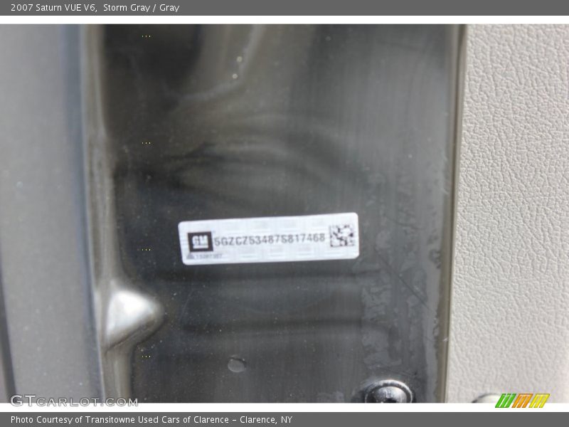 Storm Gray / Gray 2007 Saturn VUE V6