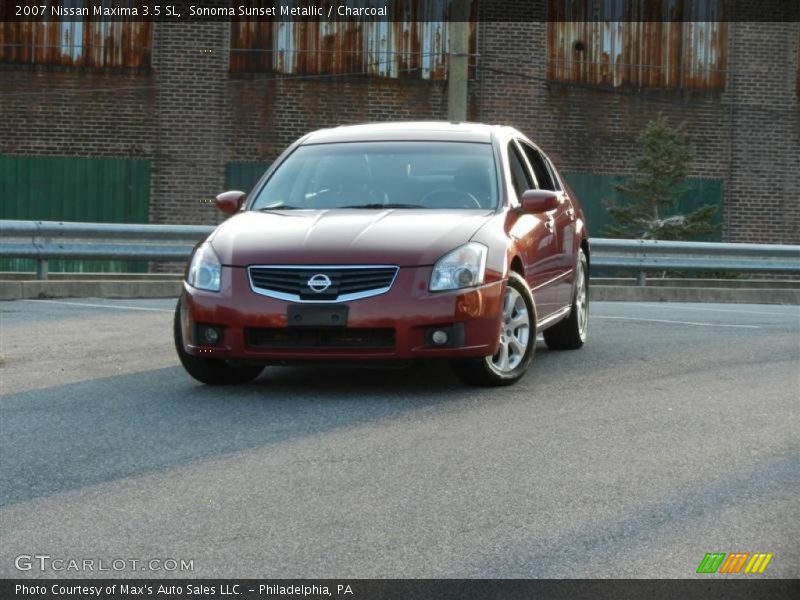 Sonoma Sunset Metallic / Charcoal 2007 Nissan Maxima 3.5 SL