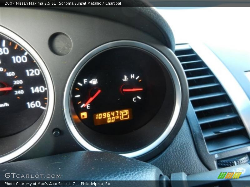 Sonoma Sunset Metallic / Charcoal 2007 Nissan Maxima 3.5 SL