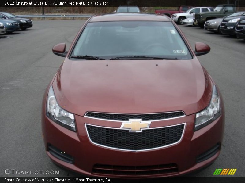 Autumn Red Metallic / Jet Black 2012 Chevrolet Cruze LT