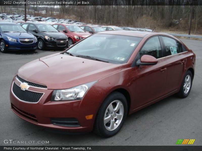 Autumn Red Metallic / Jet Black 2012 Chevrolet Cruze LT
