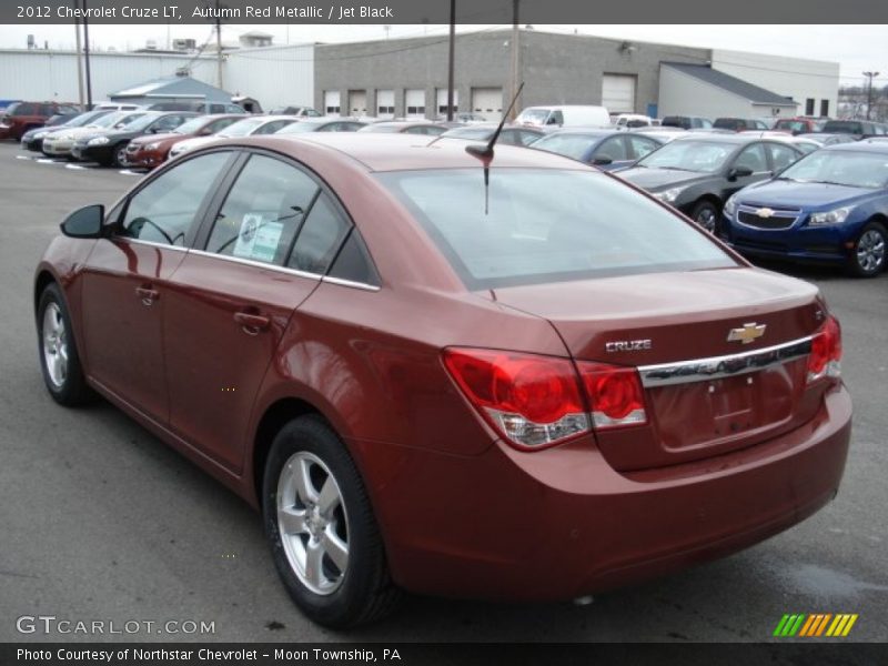Autumn Red Metallic / Jet Black 2012 Chevrolet Cruze LT