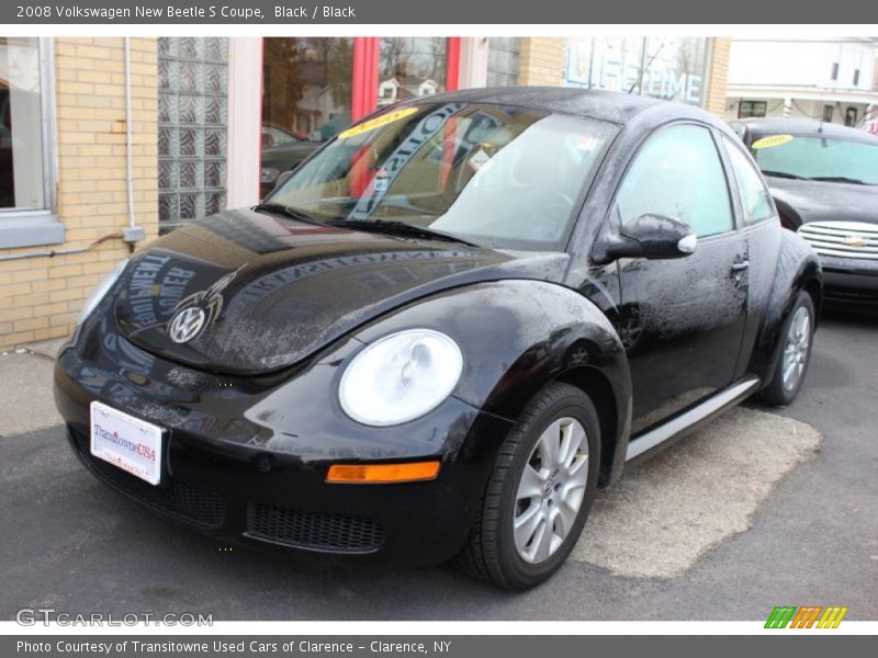 Black / Black 2008 Volkswagen New Beetle S Coupe