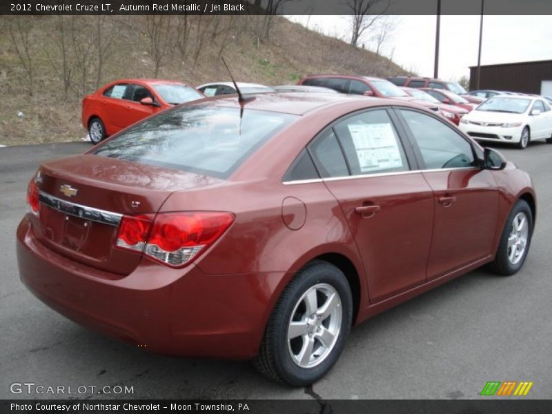 Autumn Red Metallic / Jet Black 2012 Chevrolet Cruze LT