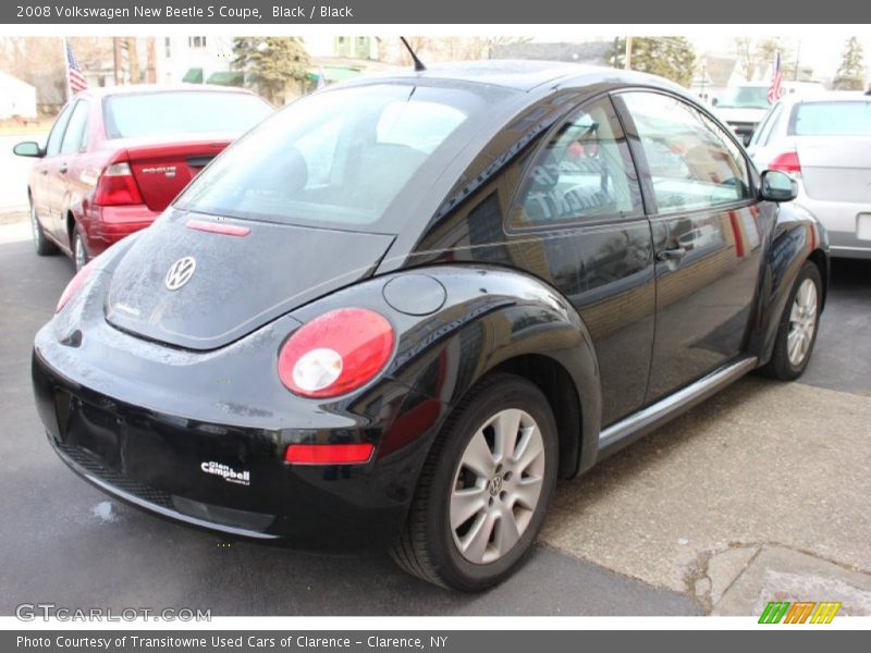 Black / Black 2008 Volkswagen New Beetle S Coupe
