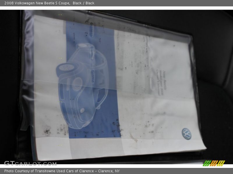 Black / Black 2008 Volkswagen New Beetle S Coupe
