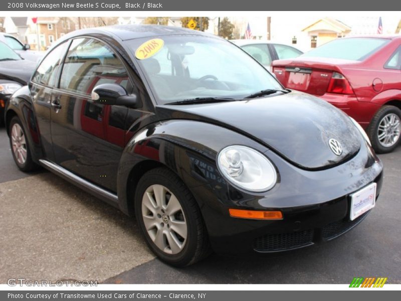Black / Black 2008 Volkswagen New Beetle S Coupe