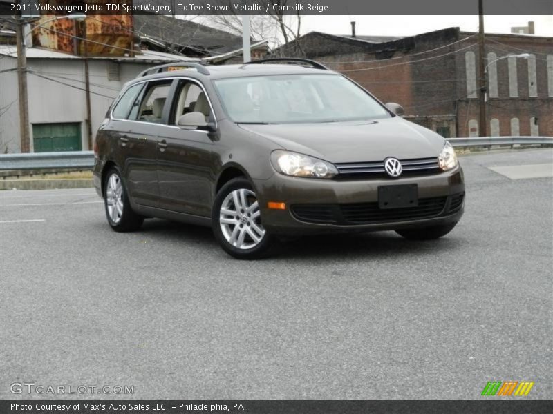 Toffee Brown Metallic / Cornsilk Beige 2011 Volkswagen Jetta TDI SportWagen
