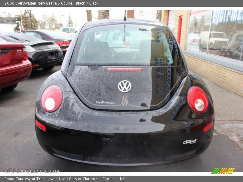 Black / Black 2008 Volkswagen New Beetle S Coupe