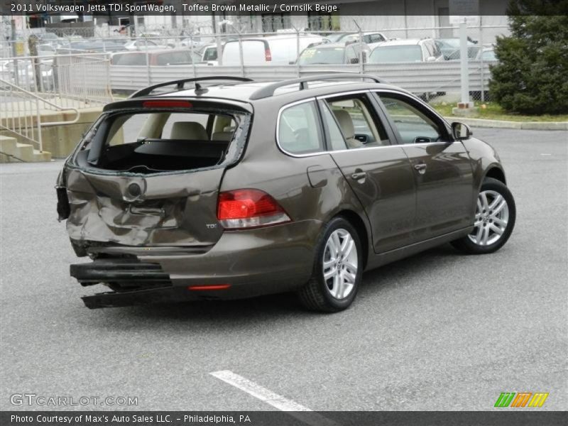 Toffee Brown Metallic / Cornsilk Beige 2011 Volkswagen Jetta TDI SportWagen