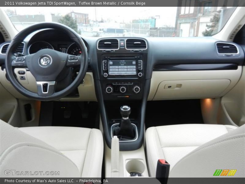 Toffee Brown Metallic / Cornsilk Beige 2011 Volkswagen Jetta TDI SportWagen