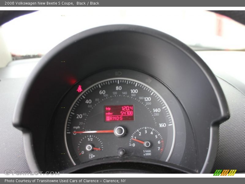 Black / Black 2008 Volkswagen New Beetle S Coupe