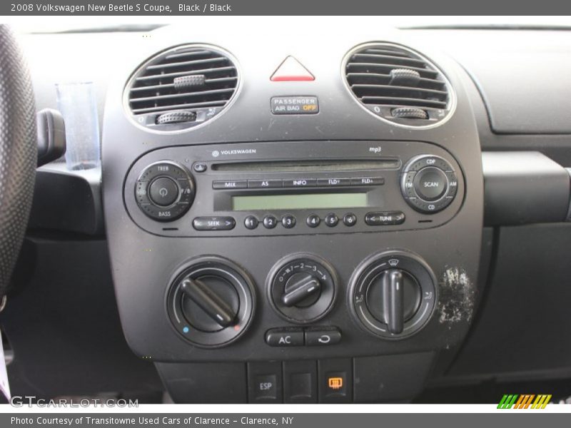 Black / Black 2008 Volkswagen New Beetle S Coupe