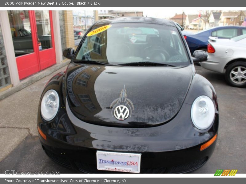 Black / Black 2008 Volkswagen New Beetle S Coupe