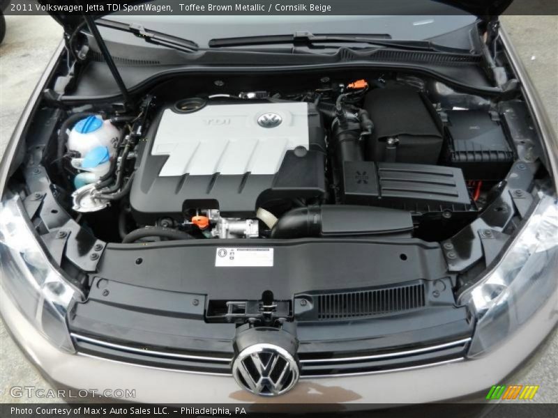 Toffee Brown Metallic / Cornsilk Beige 2011 Volkswagen Jetta TDI SportWagen