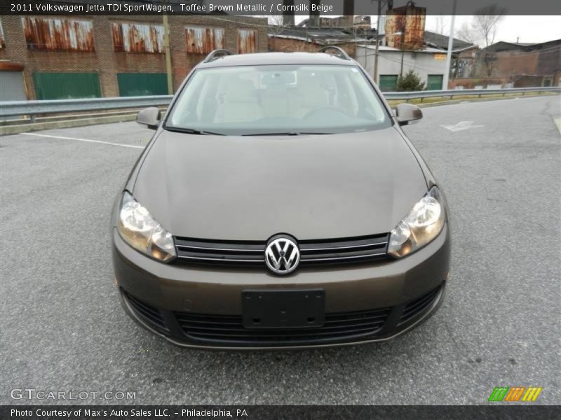 Toffee Brown Metallic / Cornsilk Beige 2011 Volkswagen Jetta TDI SportWagen