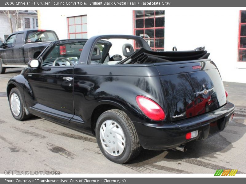 Brilliant Black Crystal Pearl / Pastel Slate Gray 2006 Chrysler PT Cruiser Touring Convertible