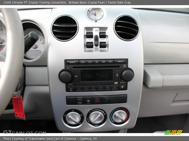 Brilliant Black Crystal Pearl / Pastel Slate Gray 2006 Chrysler PT Cruiser Touring Convertible