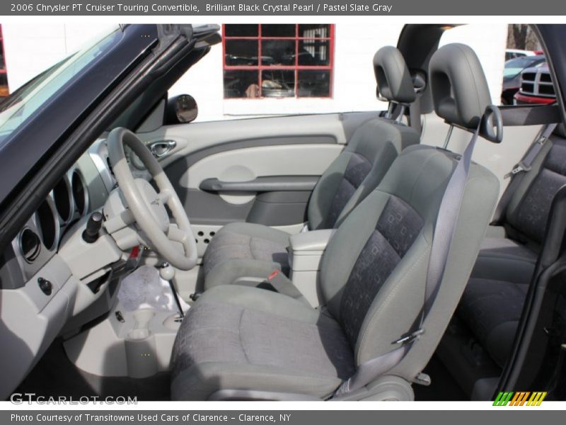 Brilliant Black Crystal Pearl / Pastel Slate Gray 2006 Chrysler PT Cruiser Touring Convertible