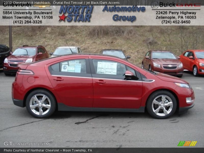 Crystal Red Tintcoat / Jet Black/Dark Accents 2012 Chevrolet Volt Hatchback
