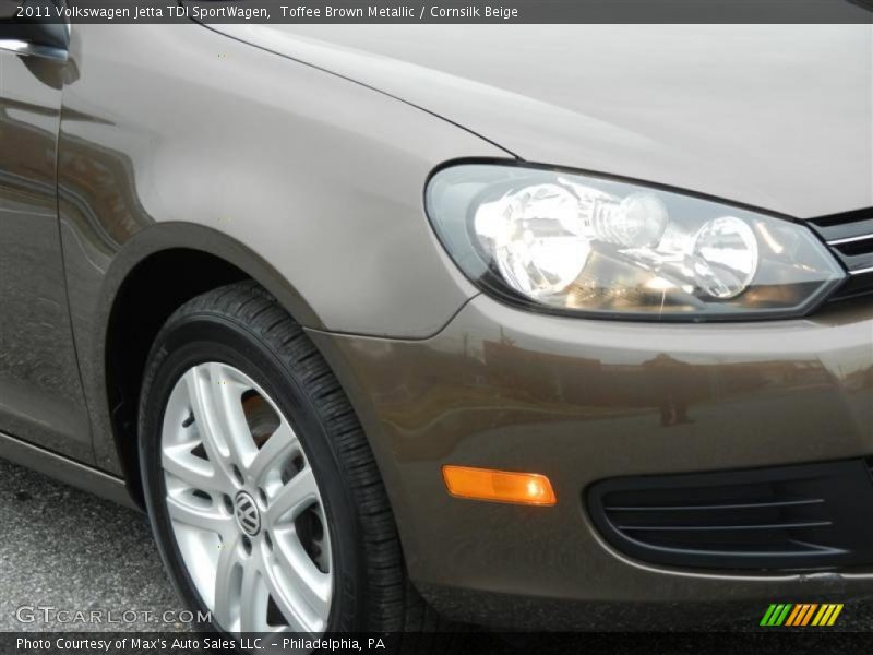 Toffee Brown Metallic / Cornsilk Beige 2011 Volkswagen Jetta TDI SportWagen
