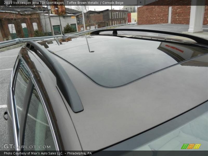 Toffee Brown Metallic / Cornsilk Beige 2011 Volkswagen Jetta TDI SportWagen