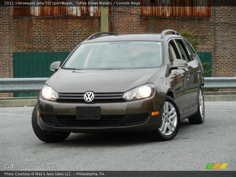 Toffee Brown Metallic / Cornsilk Beige 2011 Volkswagen Jetta TDI SportWagen