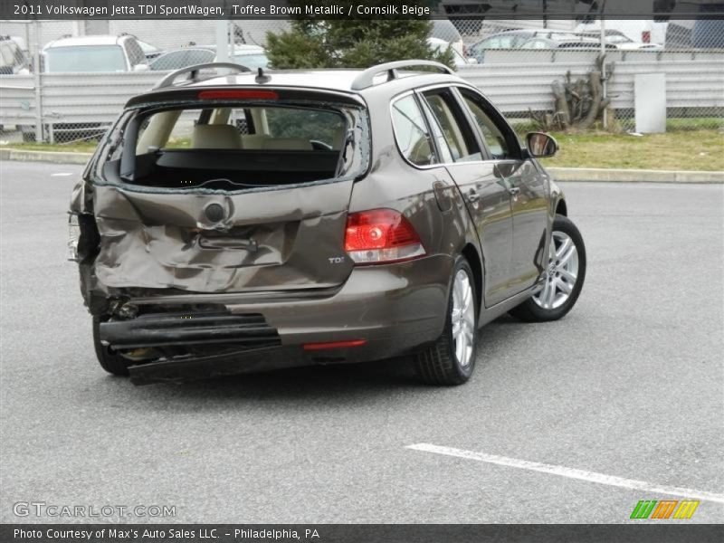 Toffee Brown Metallic / Cornsilk Beige 2011 Volkswagen Jetta TDI SportWagen
