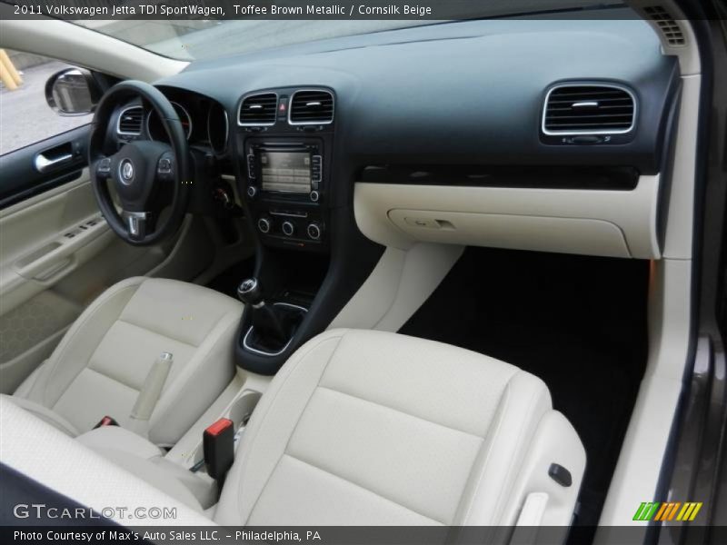Toffee Brown Metallic / Cornsilk Beige 2011 Volkswagen Jetta TDI SportWagen