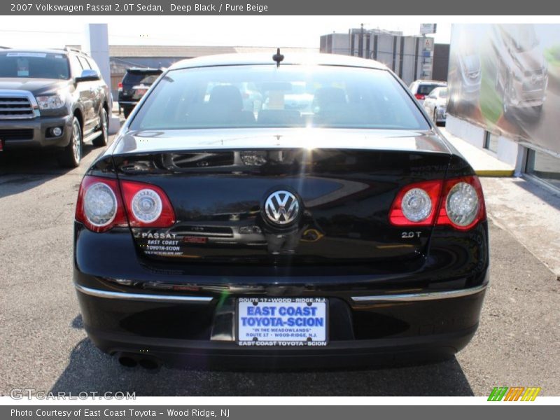 Deep Black / Pure Beige 2007 Volkswagen Passat 2.0T Sedan