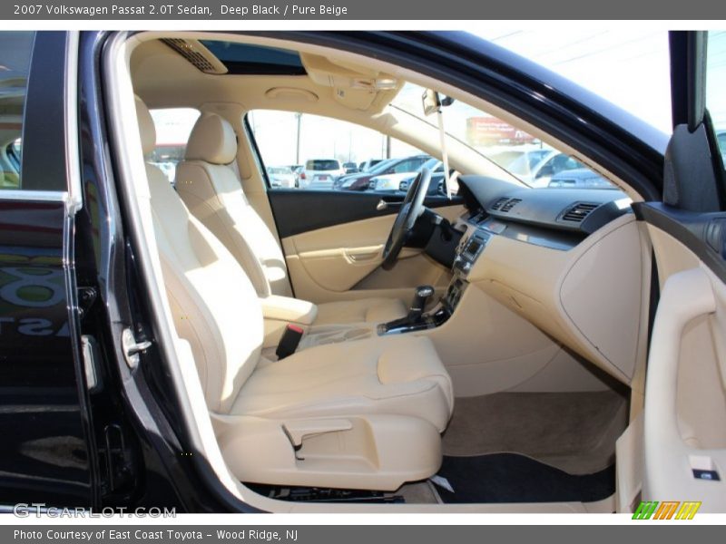 Deep Black / Pure Beige 2007 Volkswagen Passat 2.0T Sedan