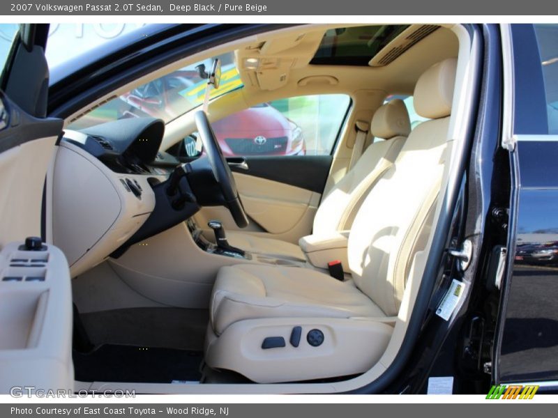 Deep Black / Pure Beige 2007 Volkswagen Passat 2.0T Sedan