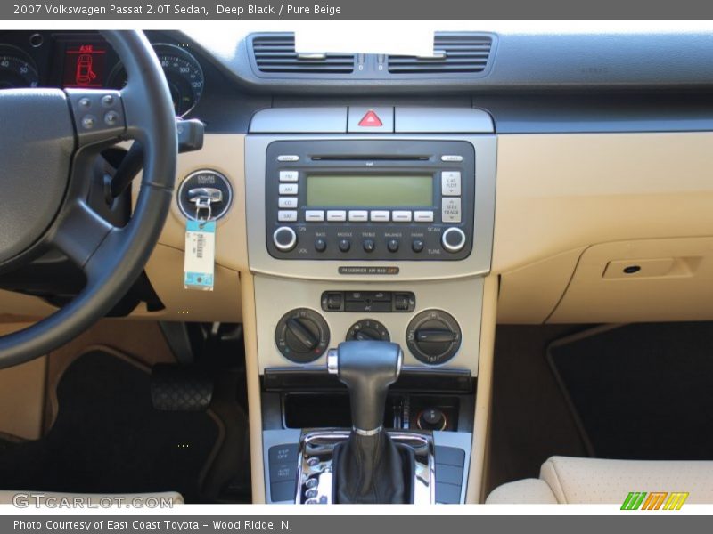 Deep Black / Pure Beige 2007 Volkswagen Passat 2.0T Sedan