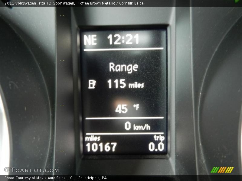 Toffee Brown Metallic / Cornsilk Beige 2011 Volkswagen Jetta TDI SportWagen